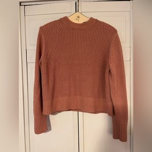 Banana Republic Rose Gold, Mock-neck cropped sweater, XL